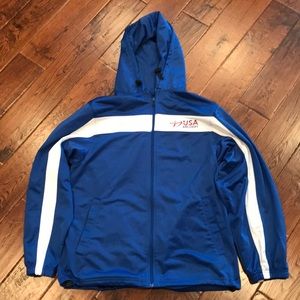 USA Archery Warm Up Jacket Size Medium USED